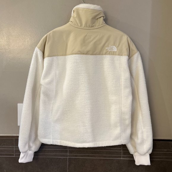 The North Face Sherpa Denali Fleece Zip-Up Funnel Neck Jacket (Gardenia White) - Picture 9 of 16